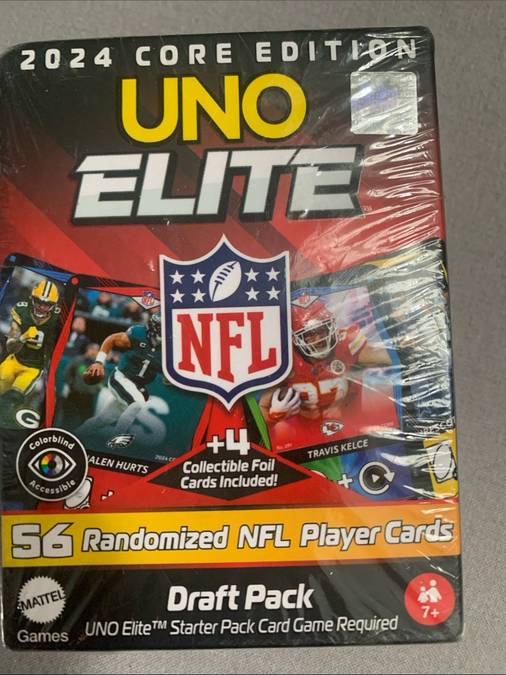 🆕- UNO Elite 2024 Core Edition NFL Draft Pack